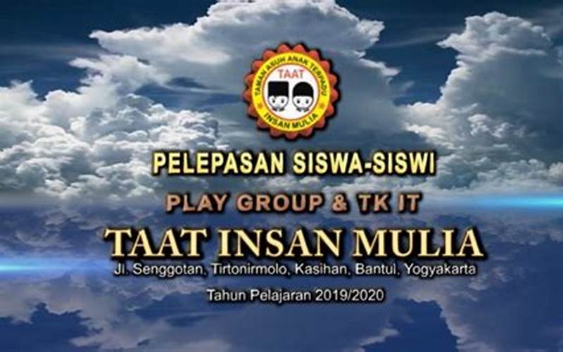 Profil Sekolah TPA TAAT INSAN MULIA